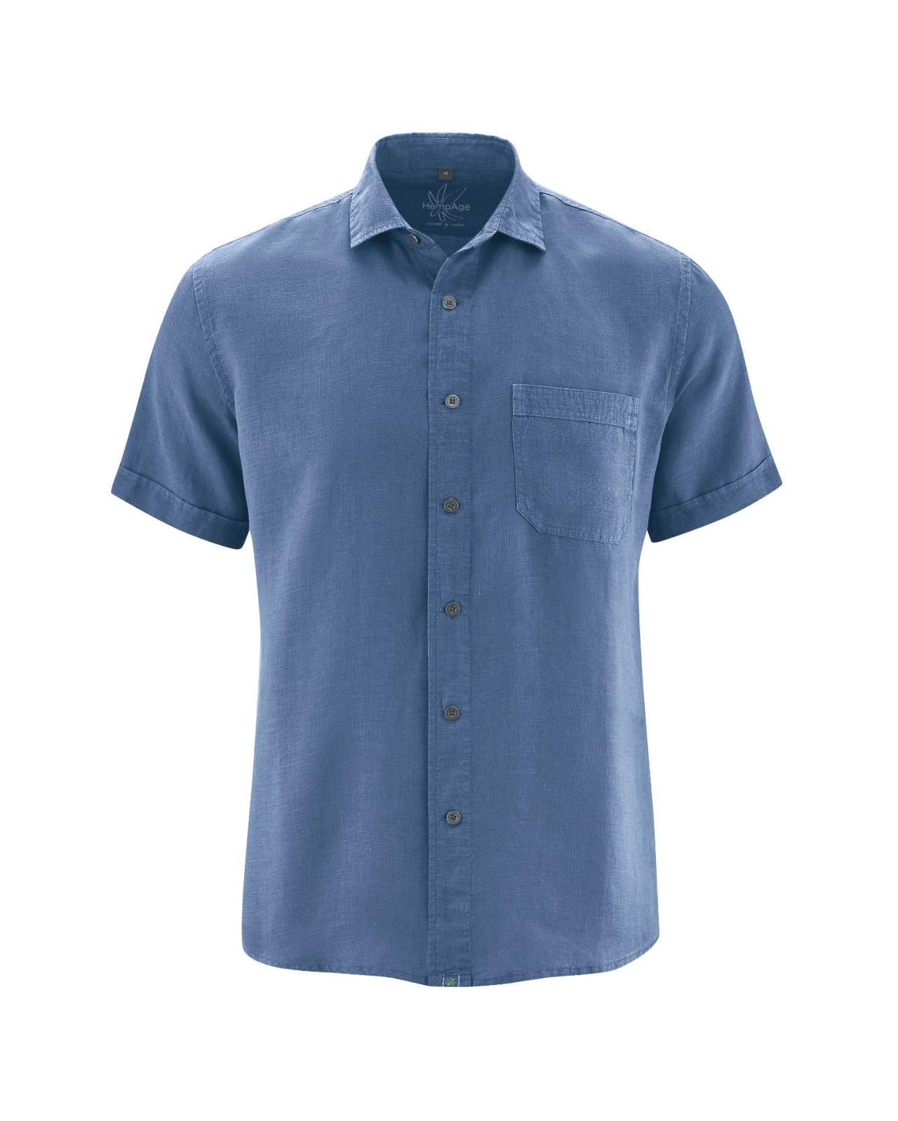 Camisa manga corta de hombre 100% cáñamo