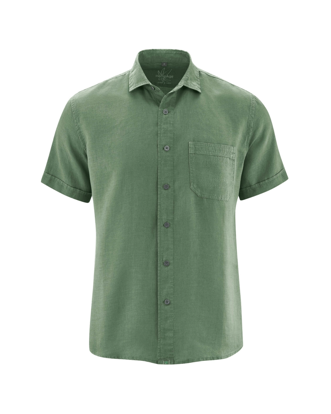 Camisa manga corta de hombre 100% cáñamo
