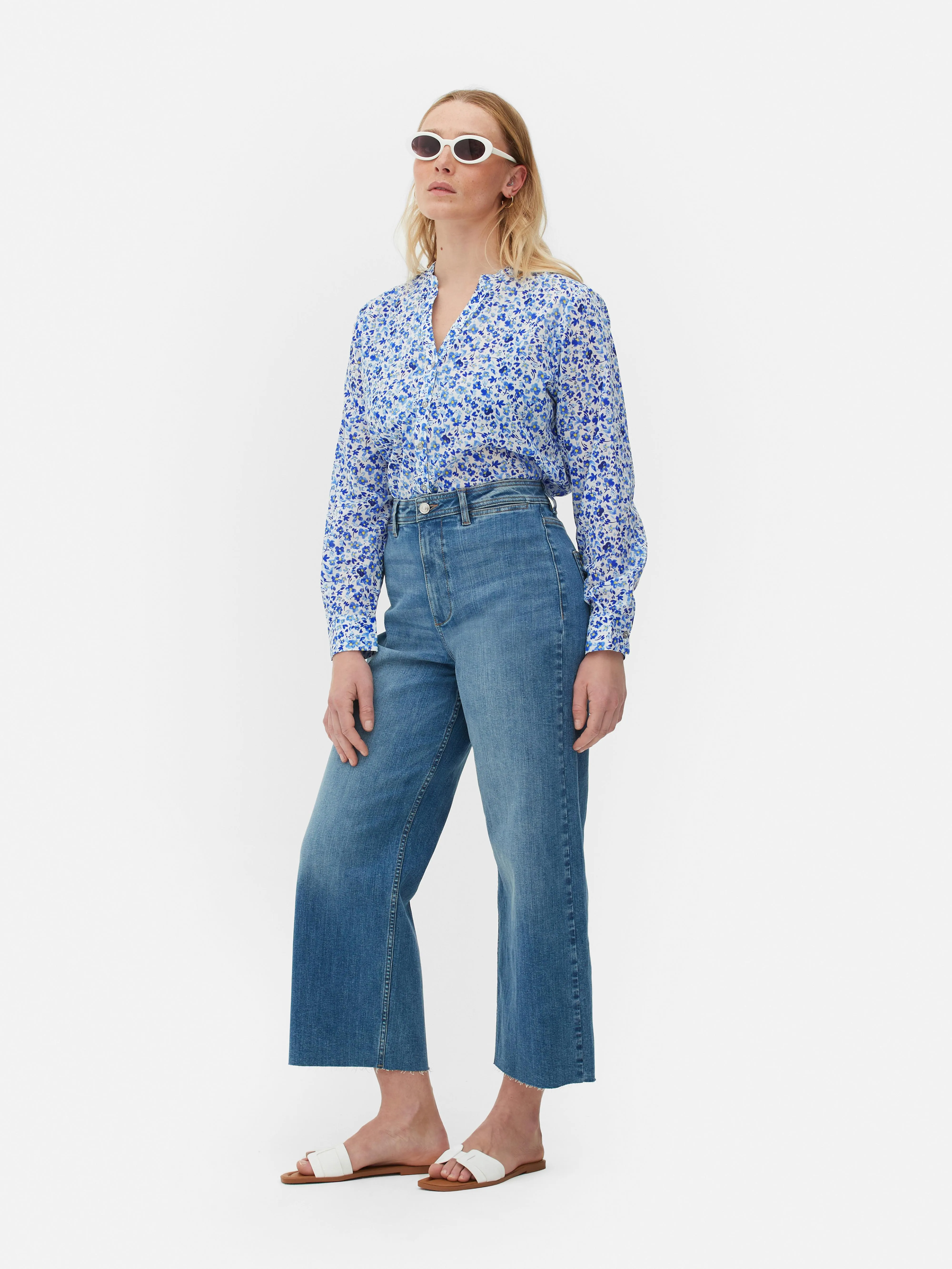 Camisa tipo túnica de gasa