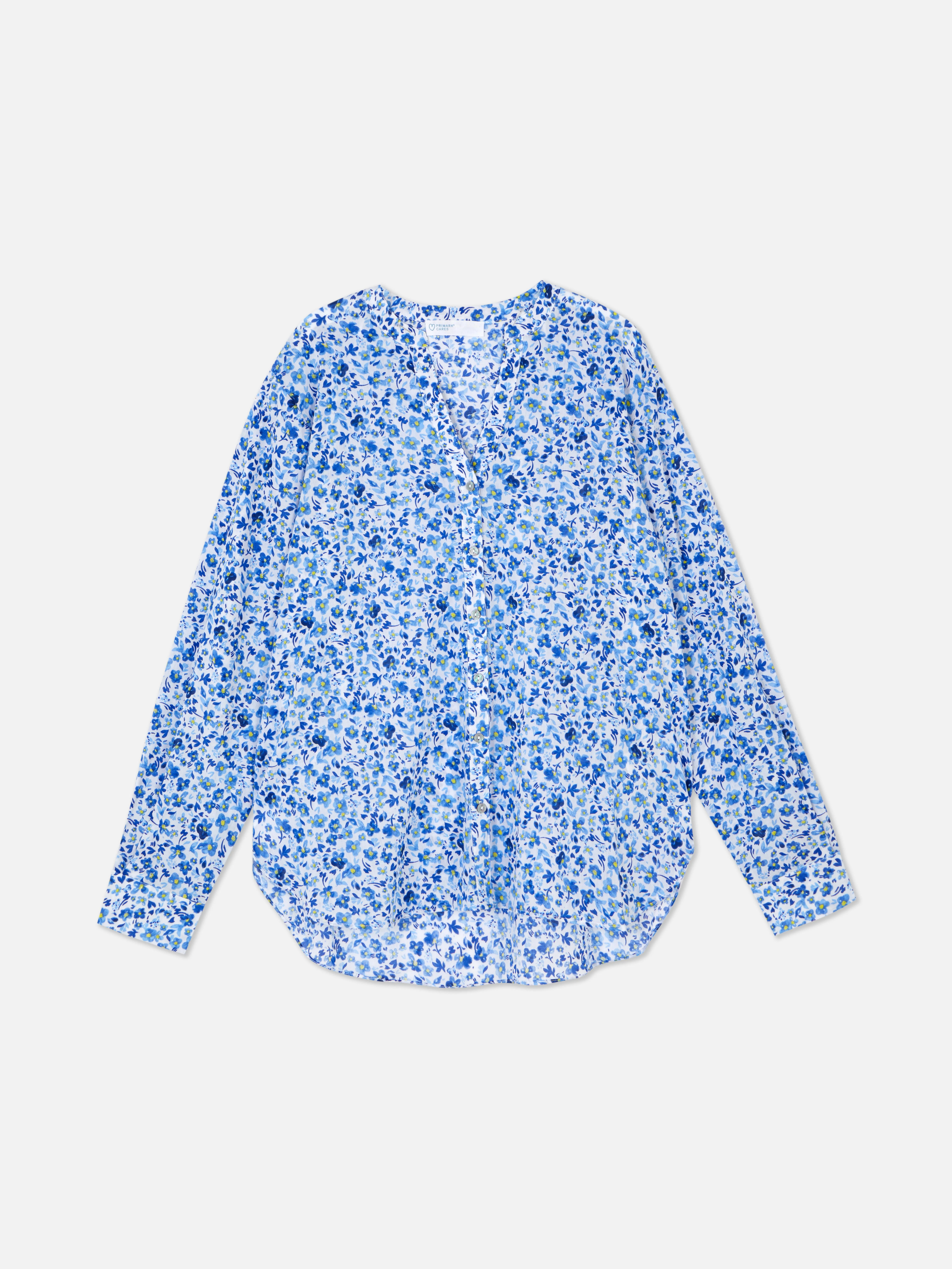 Camisa tipo túnica de gasa