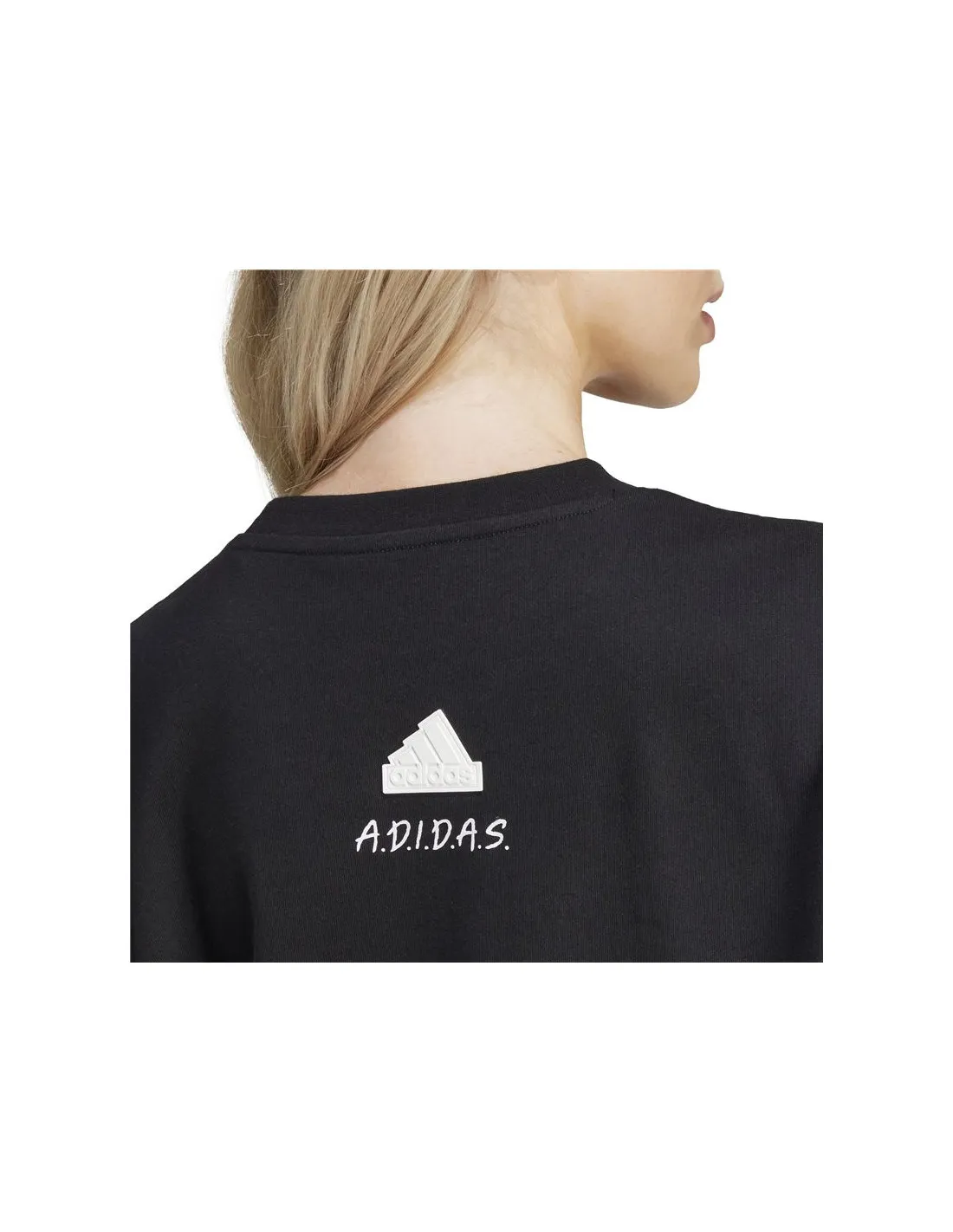 Camiseta adidas All Day Os Mujer Negro