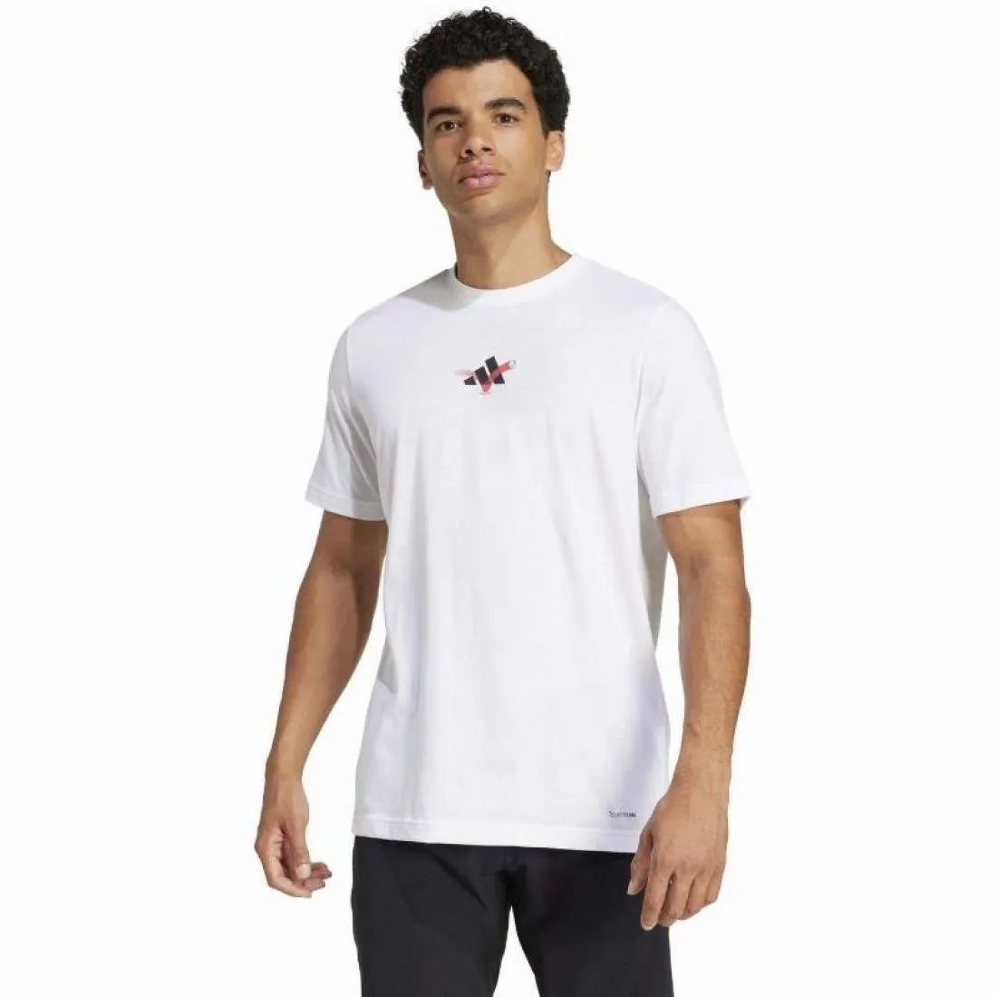 Camiseta Adidas Tennis Happy 3 Balls Graphic Blanco | Adidas