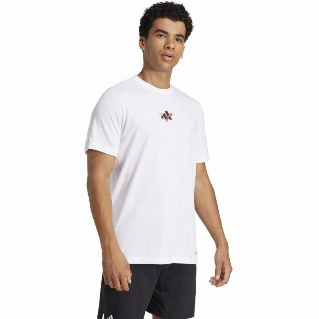 Camiseta Adidas Tennis Happy 3 Balls Graphic Blanco | Adidas
