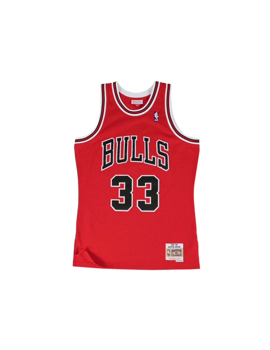 Camiseta de Baloncesto Mitchell & Ness Chicago Bull Scotie Pippen Rojo Hombre