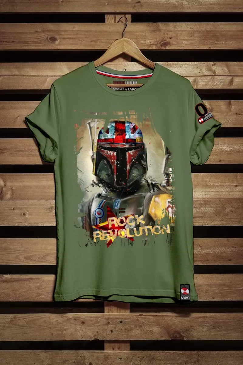 Camiseta de hombre REVOLUTION kaki