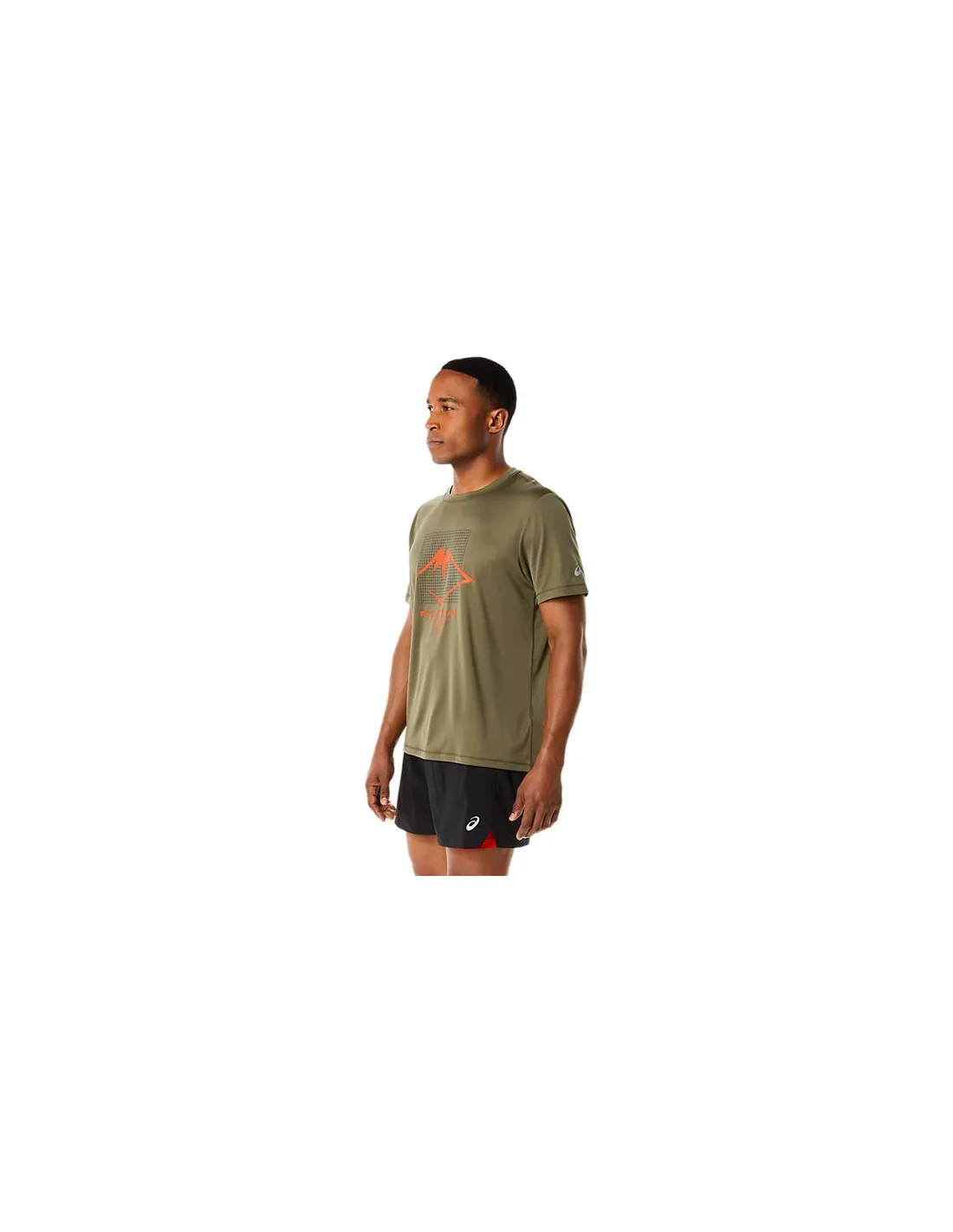 Camiseta de trail Asics FUJITRAIL Hombre Green