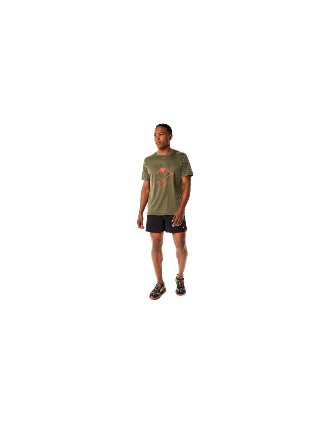 Camiseta de trail Asics FUJITRAIL Hombre Green