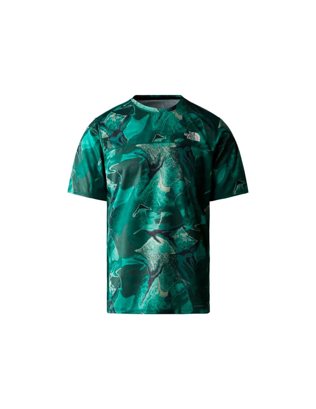 Camiseta de Trail The North Face Sunriser Green Hombre