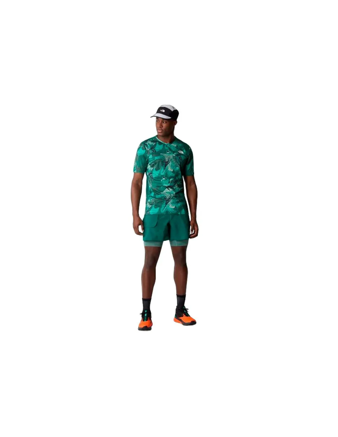 Camiseta de Trail The North Face Sunriser Green Hombre