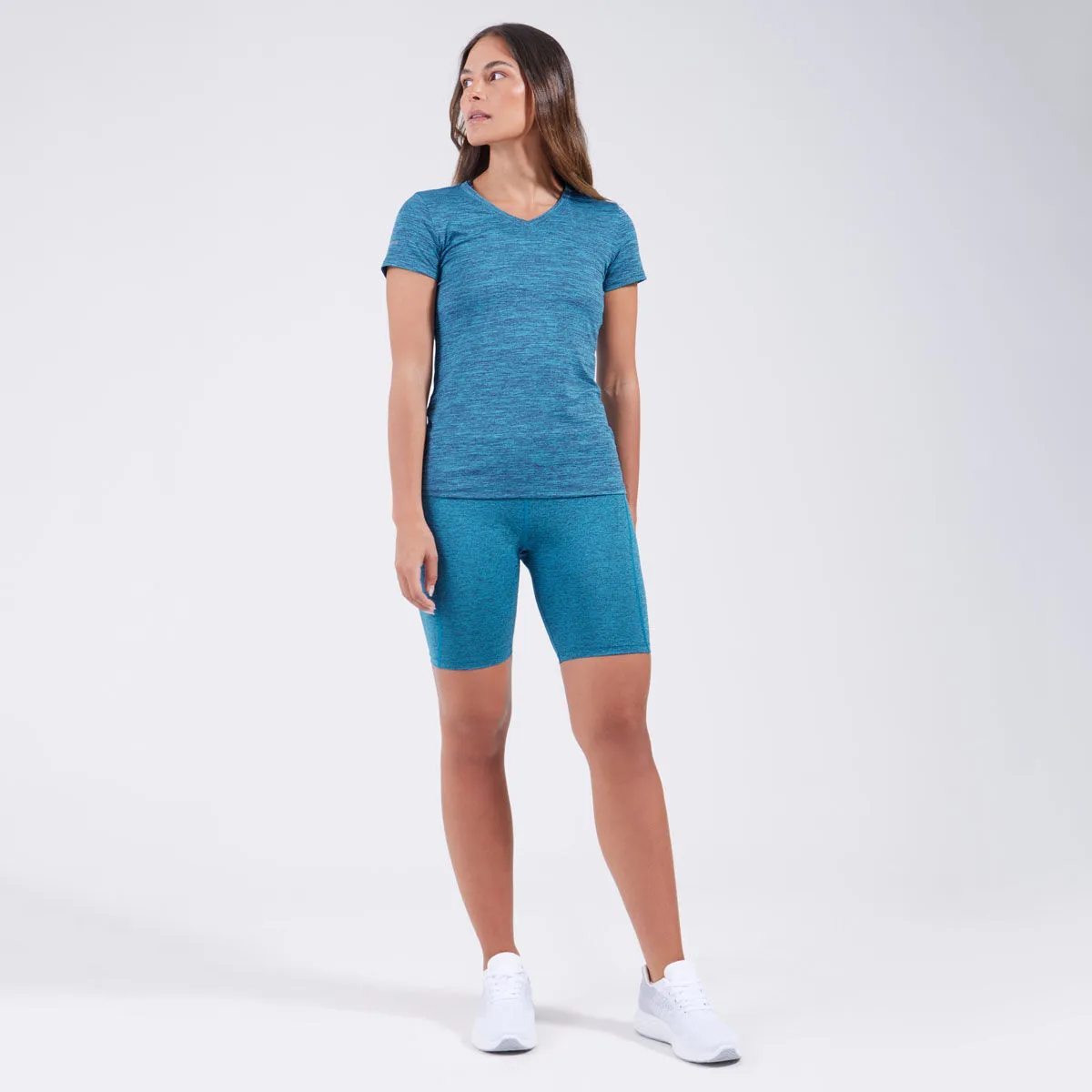 Camiseta Deportiva Jaspeada