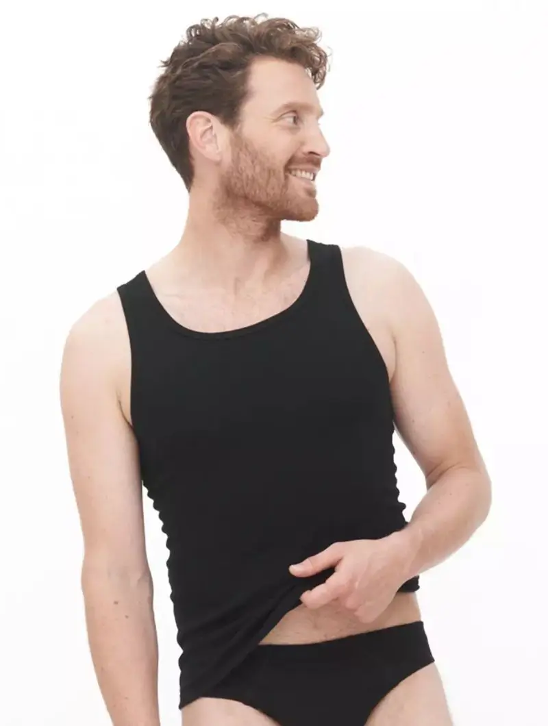 Camiseta interior tirantes hombre de algodón orgánico