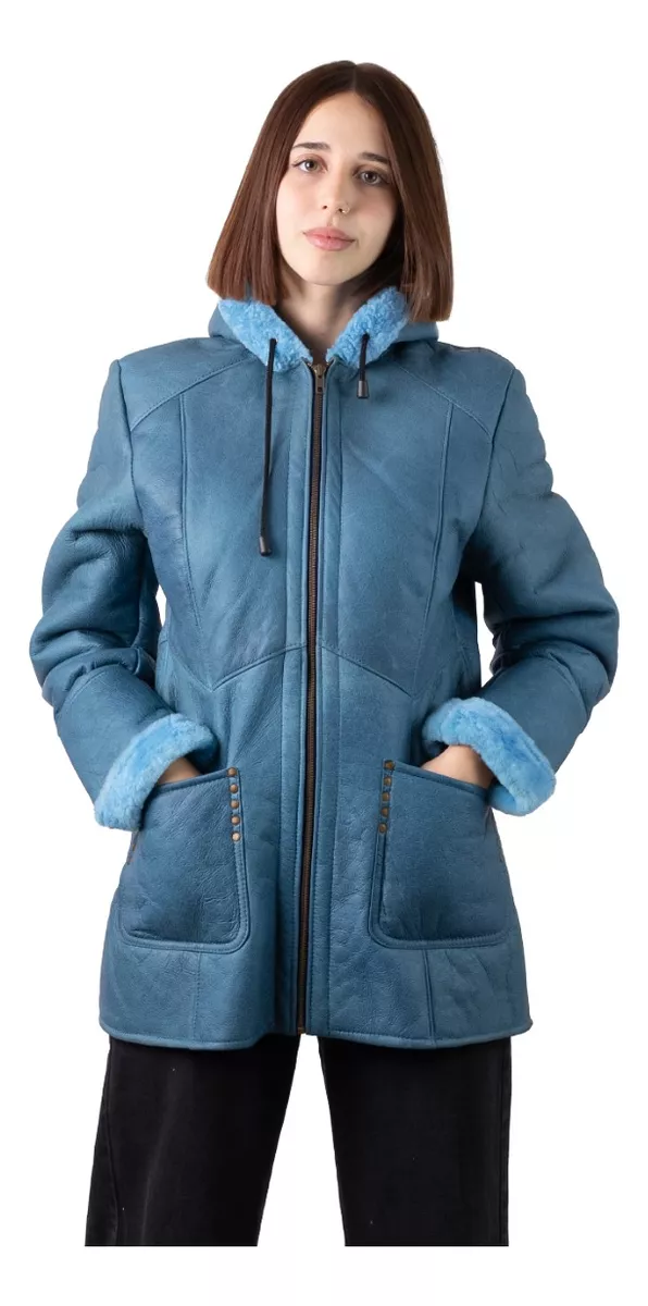 CAMPERA DE CUERO DE OVEJA DE MUJER SUELA  MODELO: 302