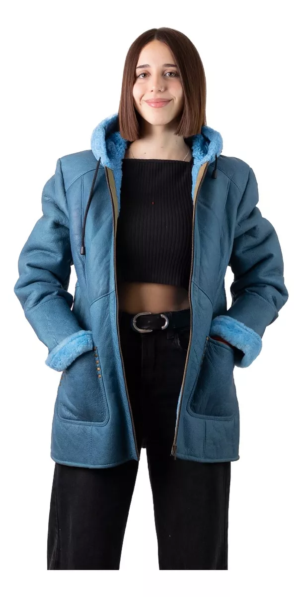 CAMPERA DE CUERO DE OVEJA DE MUJER SUELA  MODELO: 302