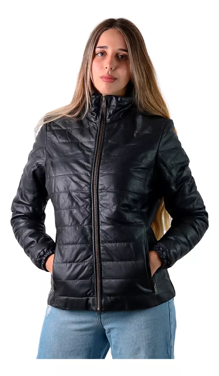 CAMPERA DE CUERO VACUNO 100% LEGITIMO DE MUJER  ART: INFL.