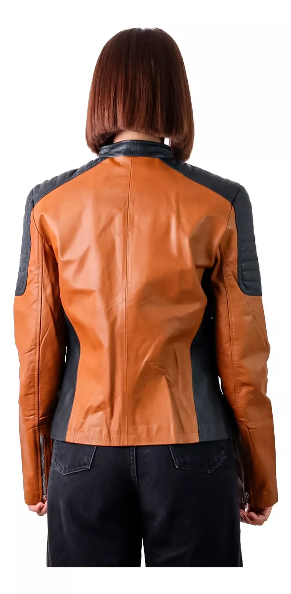 CAMPERA DE CUERO VACUNO 100% LEGITIMO DE MUJER  ART: LORE