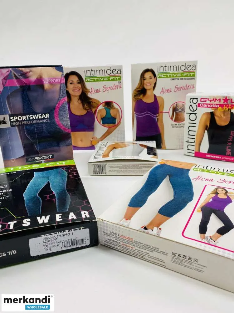 CHAMPION, IRONIC, INTIMIDEA SPORT MEZCLAN ROPA DEPORTIVA, SUJETADORES, ETC.