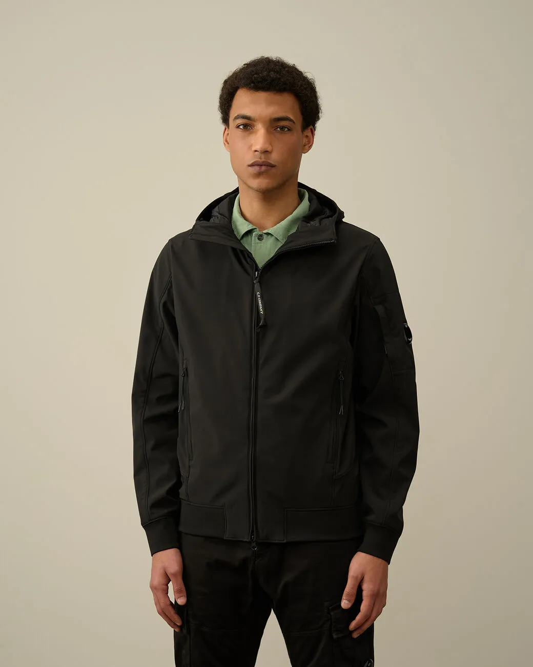 CHAQUETA C.P. SHELLR NEGRA