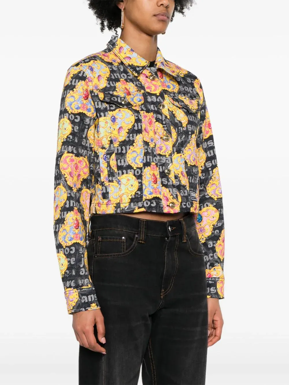 CHAQUETA DENIM HEART COUTURE