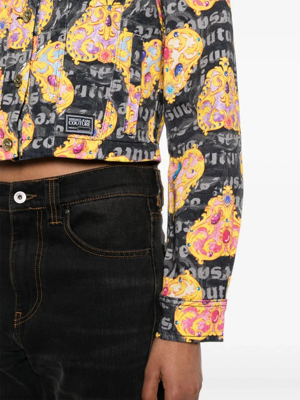 CHAQUETA DENIM HEART COUTURE