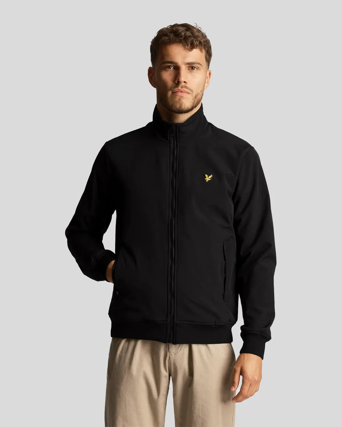 CHAQUETA FLEECE NEGRA