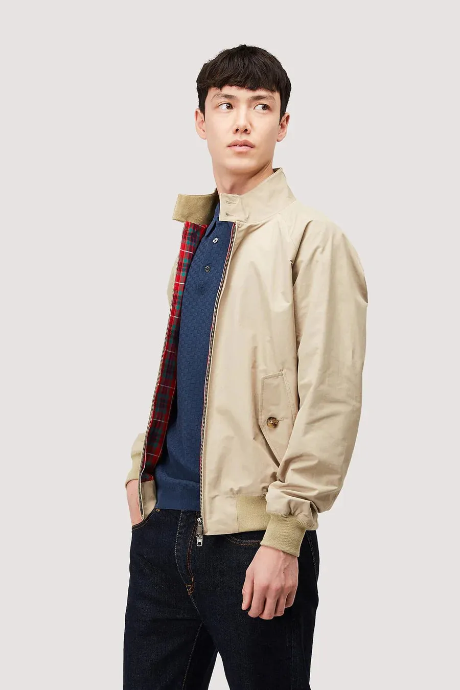 CHAQUETA HARRINGTON G9 NATURAL