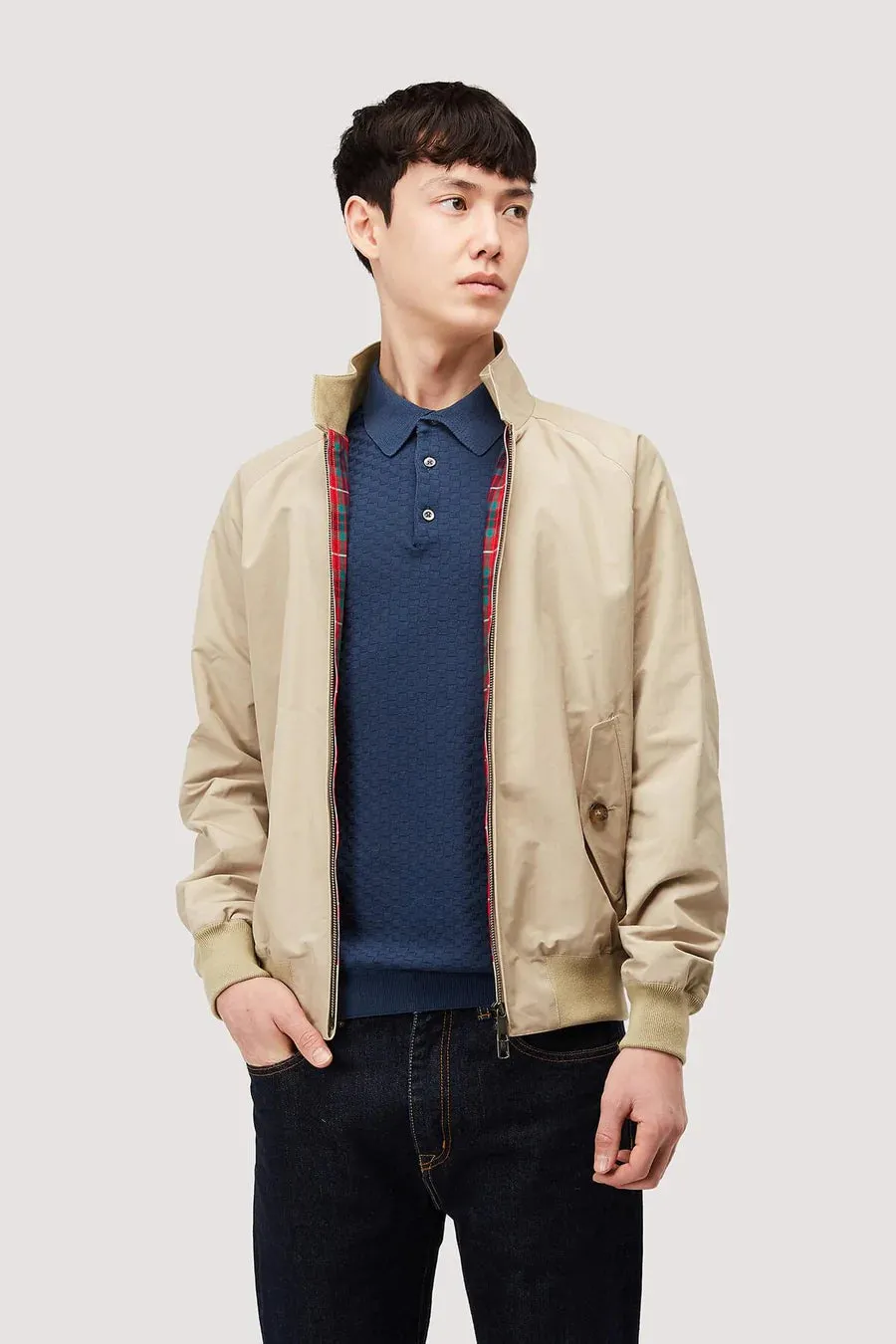 CHAQUETA HARRINGTON G9 NATURAL