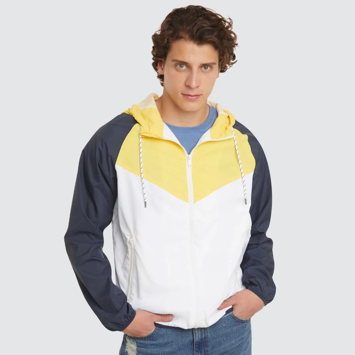 Chaqueta Hombre Bloques De Color