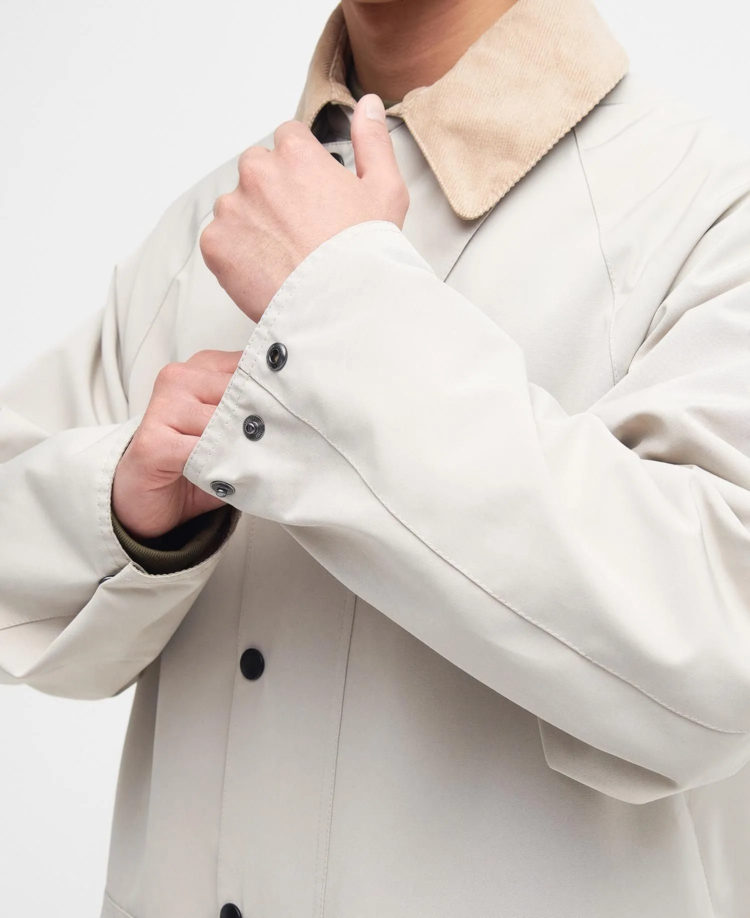CHAQUETA OVERSIZED BURGHLEY SHOWERPROOF PIEDRA