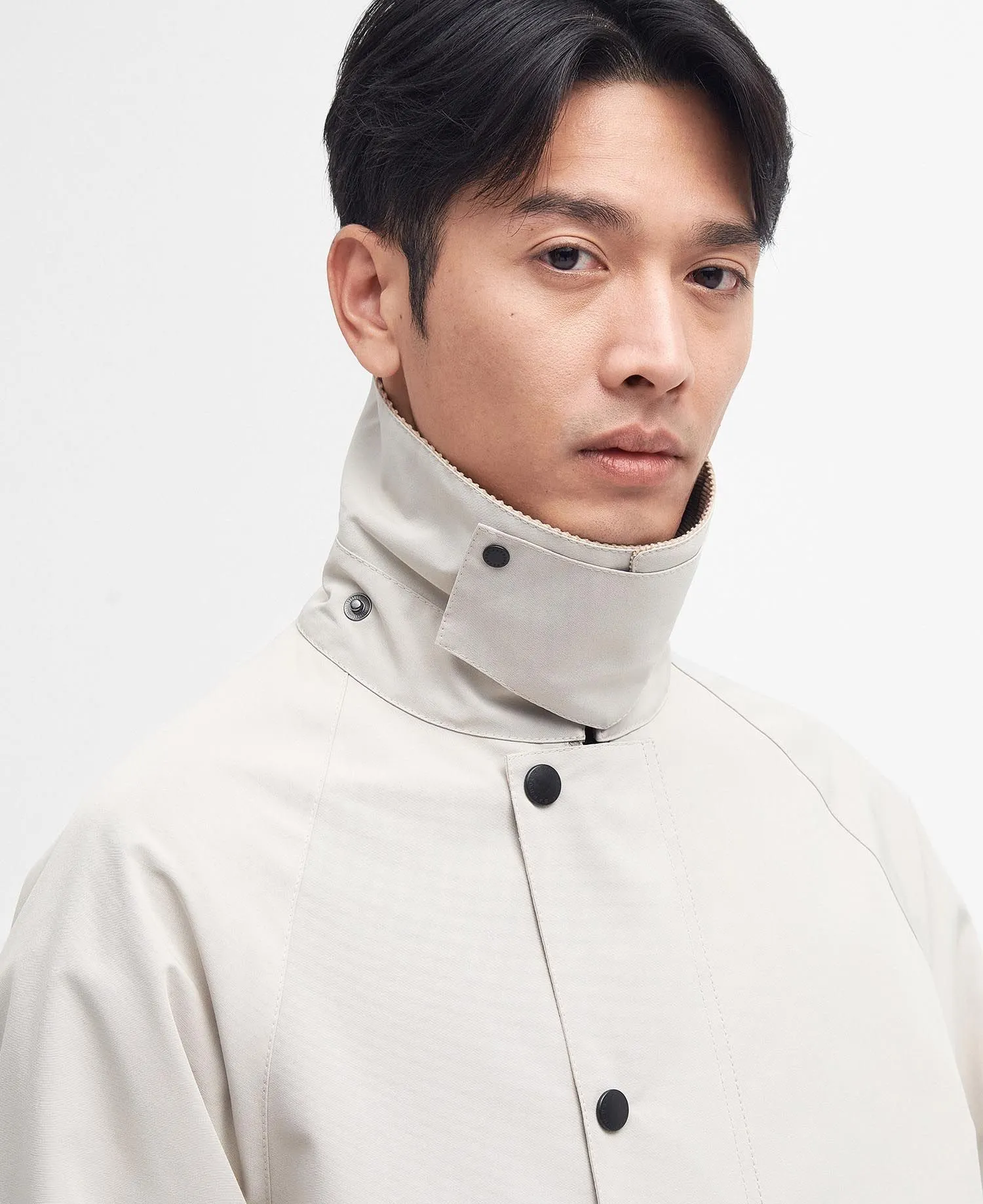 CHAQUETA OVERSIZED BURGHLEY SHOWERPROOF PIEDRA