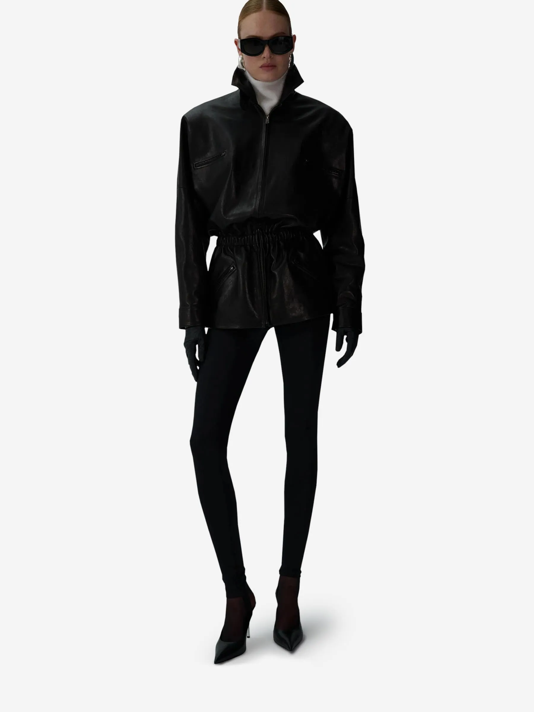 Chaqueta piel ceida