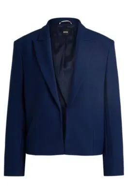 Chaqueta relaxed fit con parte delantera de diseño abierto
