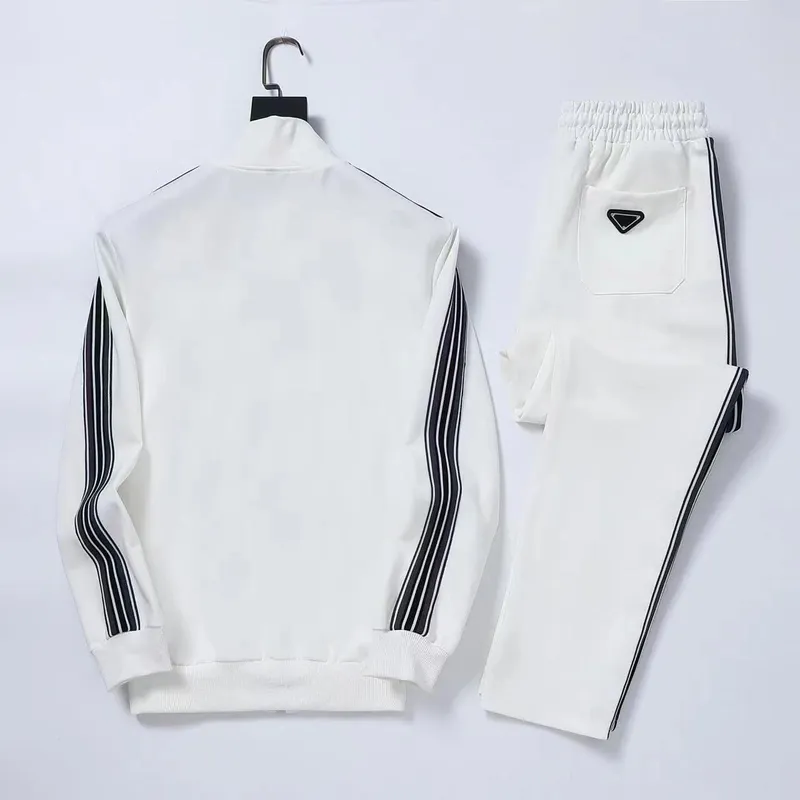 Chaquetas informales para hombre, trajes de diseñador, chándal, chaquetas de decodificación bordadas de lujo, ropa deportiva par