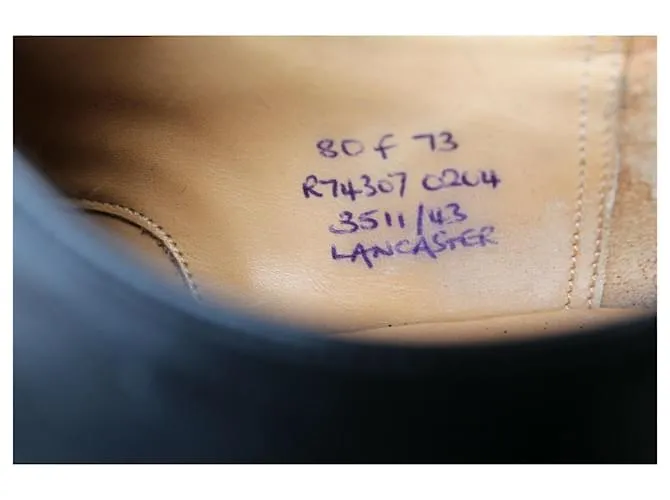Church's ZAPATO DE PIEL "LANCASTER" DE CHURCH 80 F 42 SUPER CONDICIONES ZAPATOS DE HOMBRE 690€ Negro 