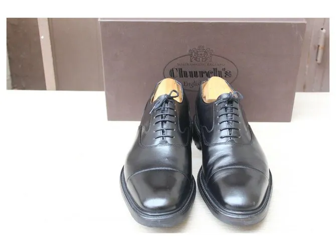 Church's ZAPATO DE PIEL "LANCASTER" DE CHURCH 80 F 42 SUPER CONDICIONES ZAPATOS DE HOMBRE 690€ Negro 