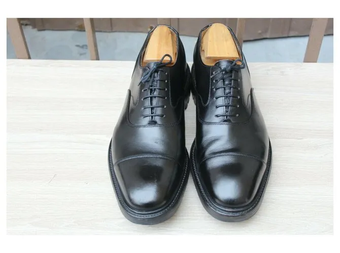 Church's ZAPATO DE PIEL "LANCASTER" DE CHURCH 80 F 42 SUPER CONDICIONES ZAPATOS DE HOMBRE 690€ Negro 