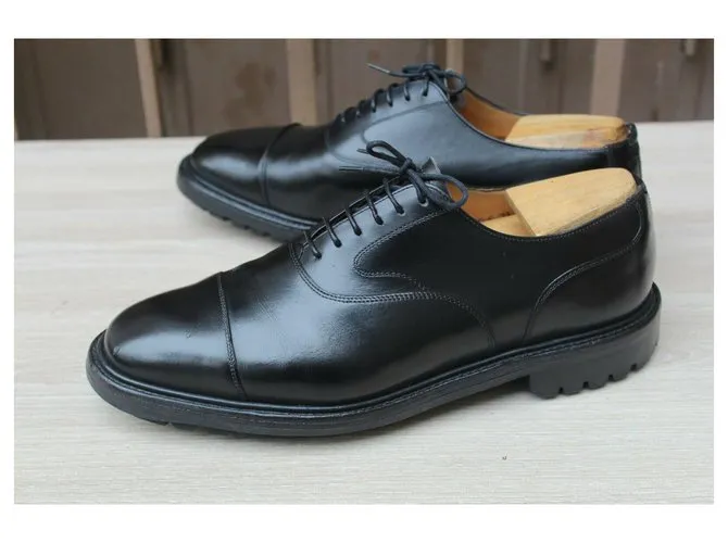 Church's ZAPATO DE PIEL "LANCASTER" DE CHURCH 80 F 42 SUPER CONDICIONES ZAPATOS DE HOMBRE 690€ Negro 