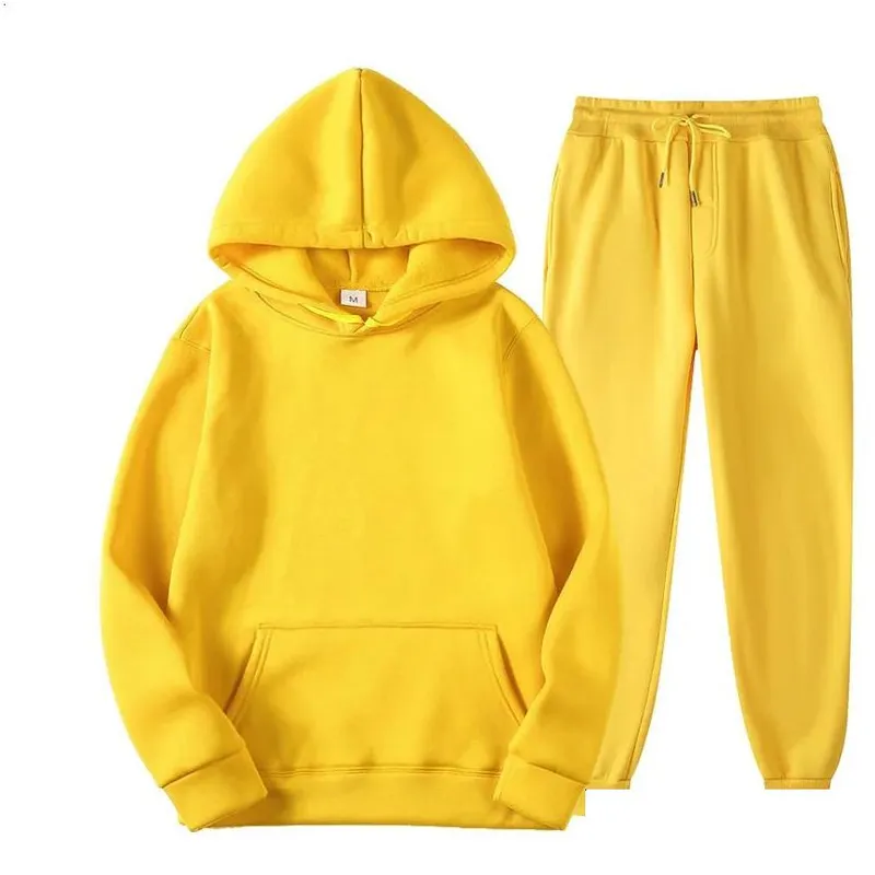 Chándales para hombres traje de jogging casual de trajes de jogging juego de sudadera con capucha de sudor 2pcs de moda caliente