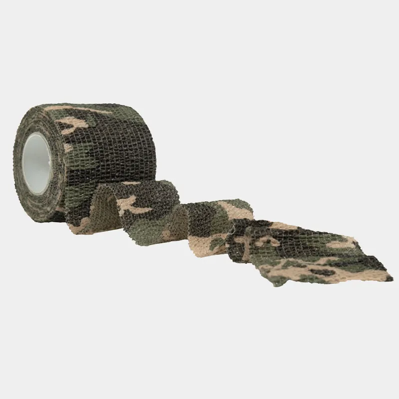 Cinta adhesiva color camuflaje boscoso