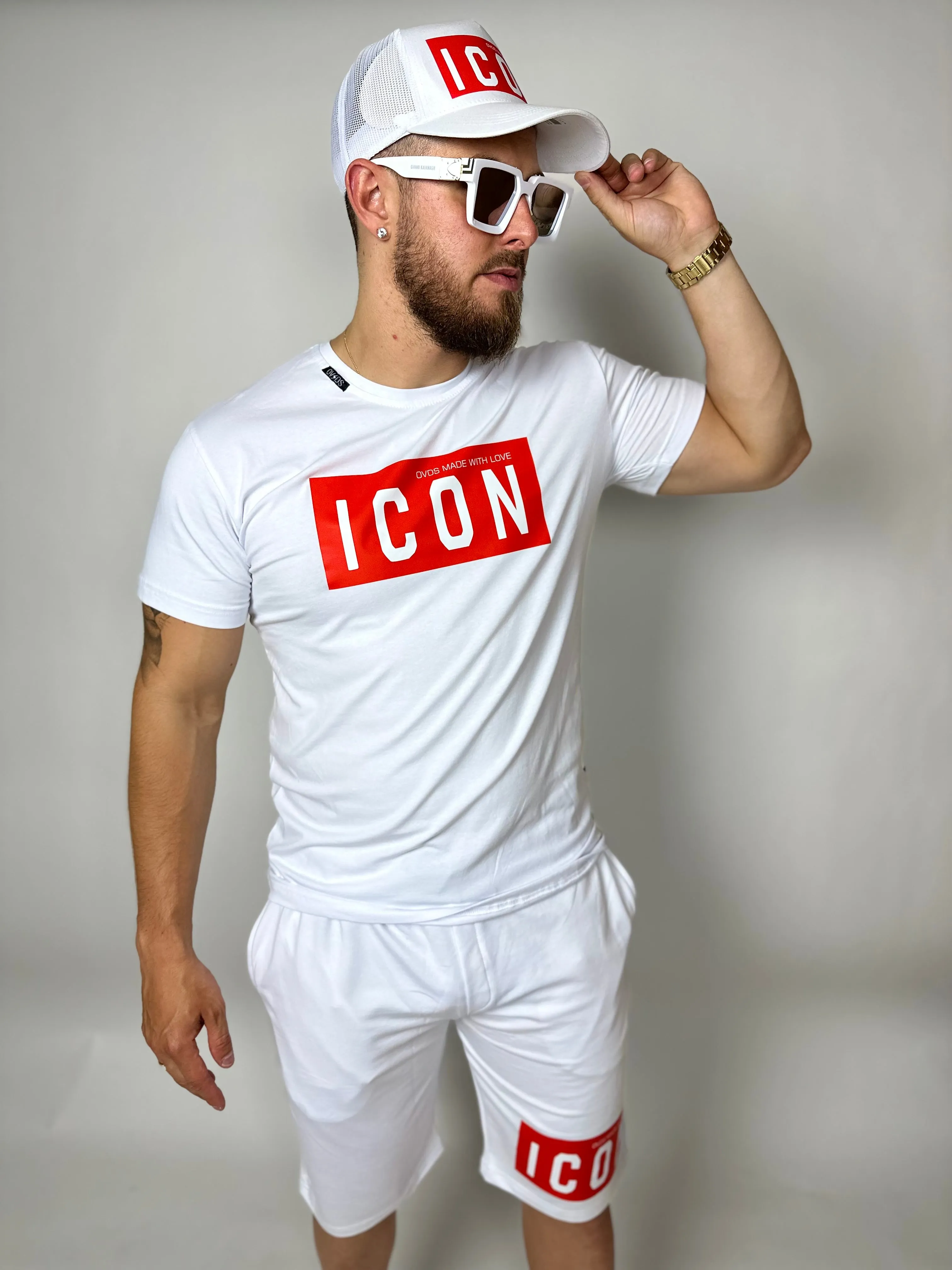 CONJUNTO OVDS  21088BOX BLANCO/ROJO