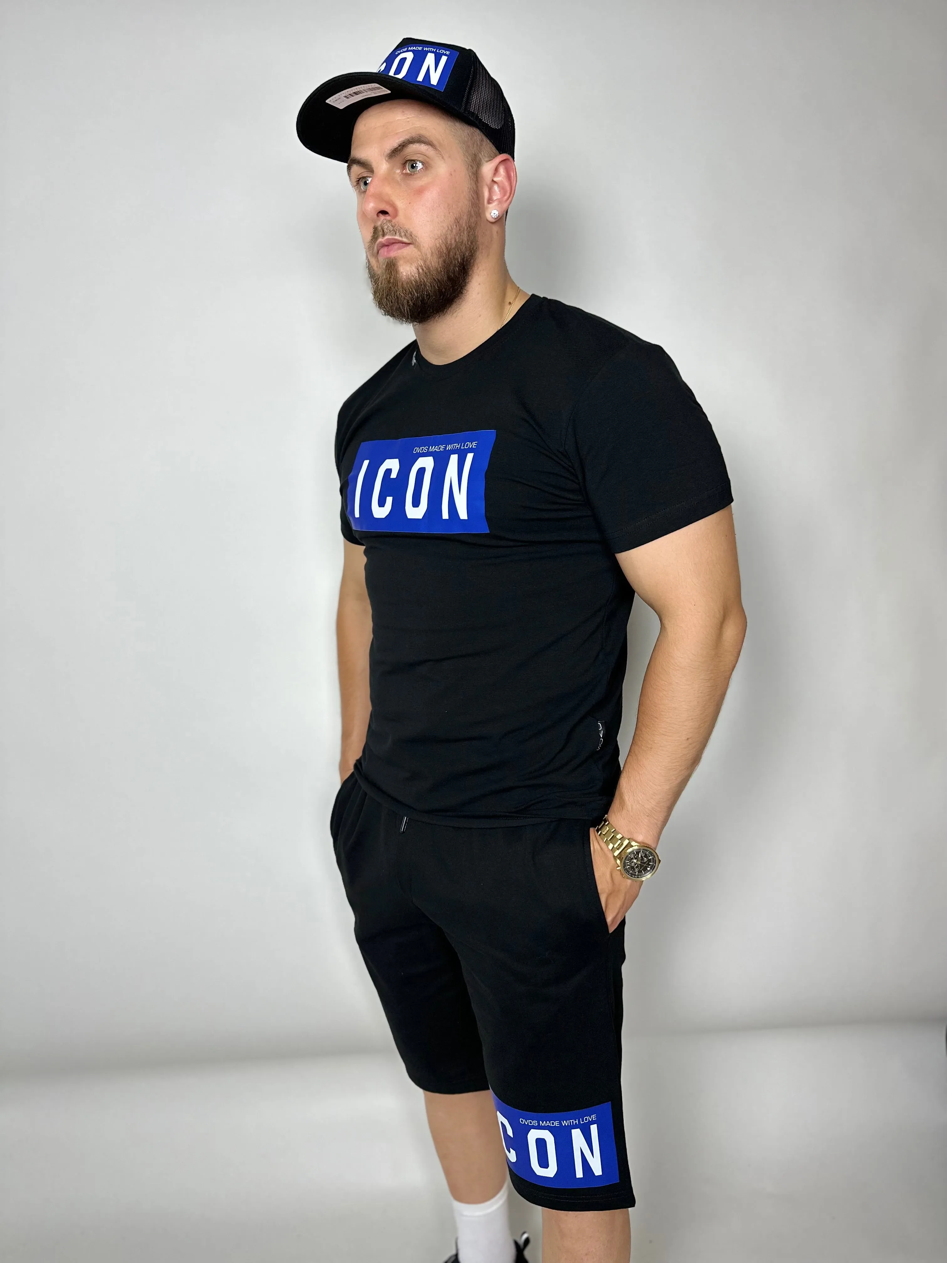 CONJUNTO OVDS  21088BOX NEGRO/AZUL