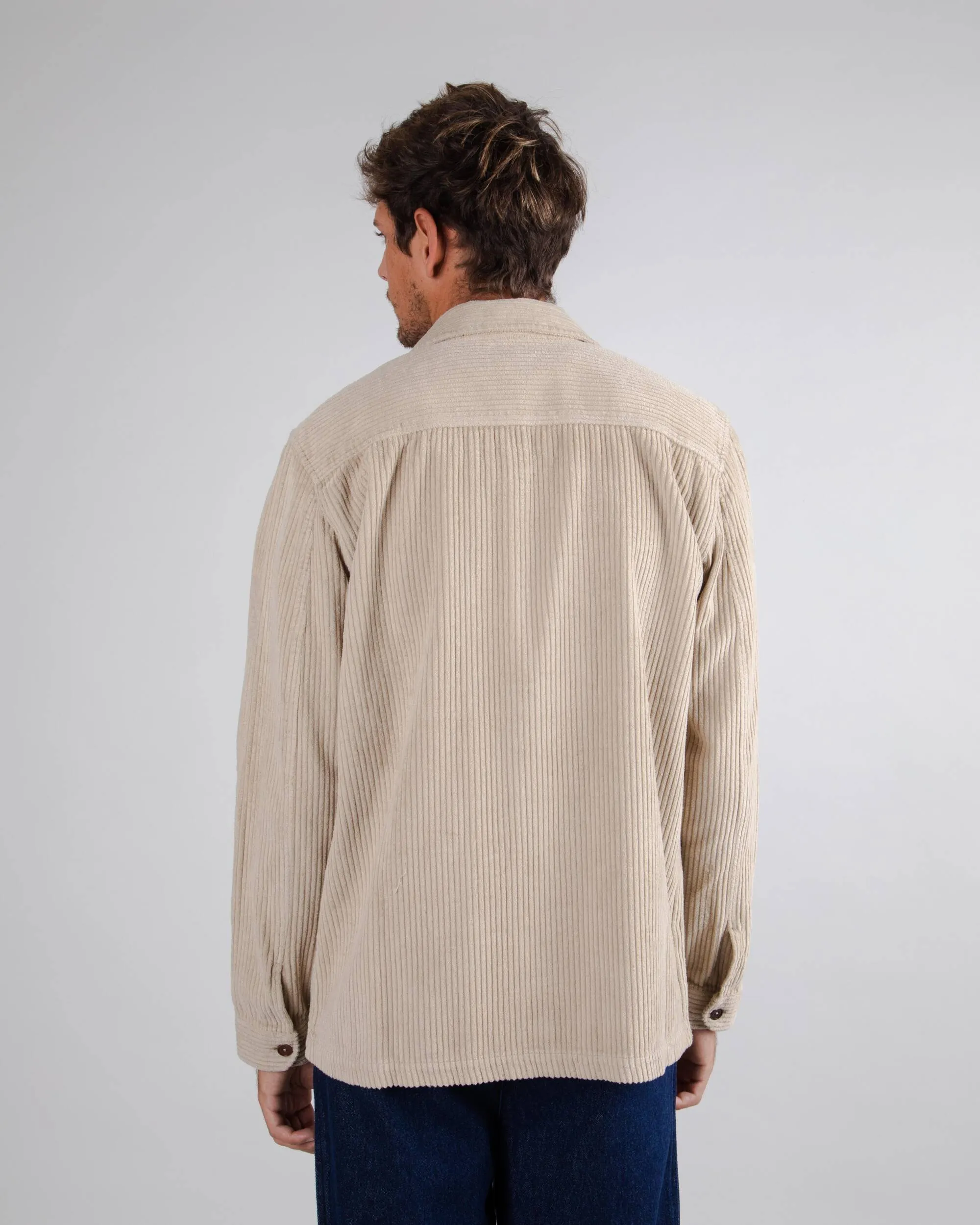 Corduroy Overshirt Ecru