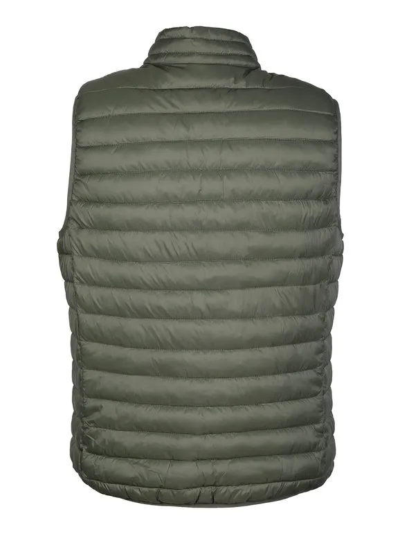 Coveri Contemporary Chaqueta ligera sin mangas para hombre.
