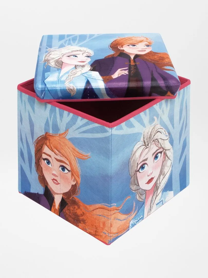 CUBO DE ALMACENAJE 'FROZEN'  BLANCO