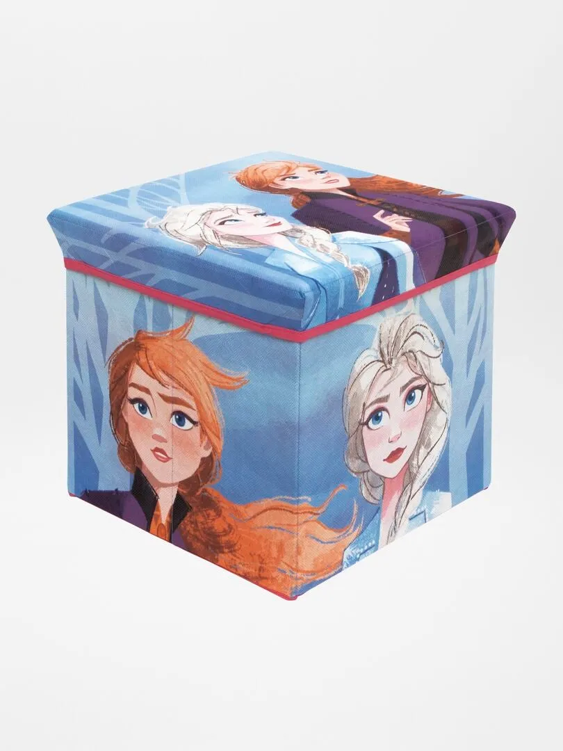 CUBO DE ALMACENAJE 'FROZEN'  BLANCO