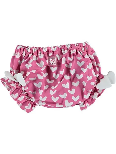 CUBREPAÑAL CORAZONES FUXIA