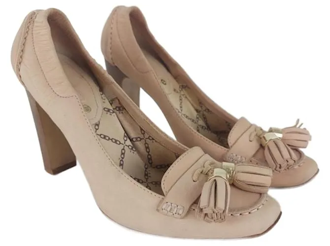 Céline Zapatos de tacón Beige 