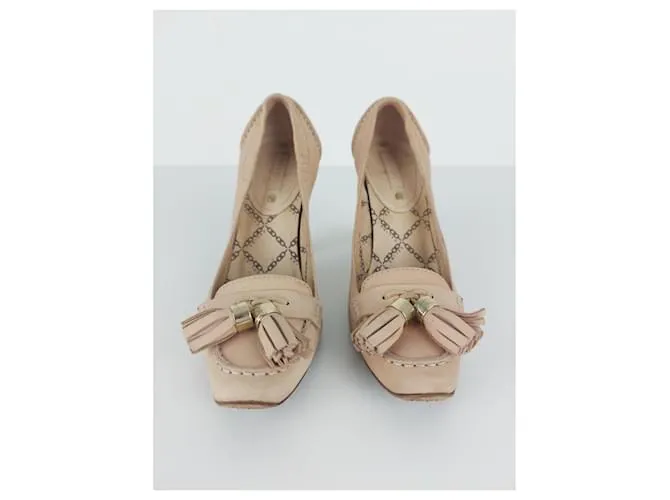 Céline Zapatos de tacón Beige 