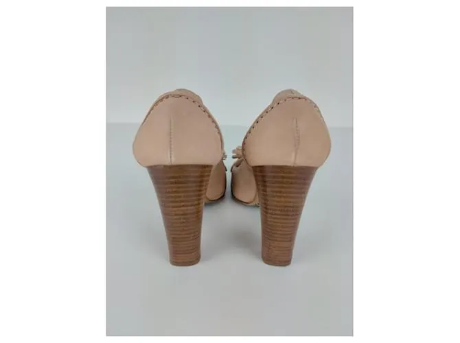Céline Zapatos de tacón Beige 