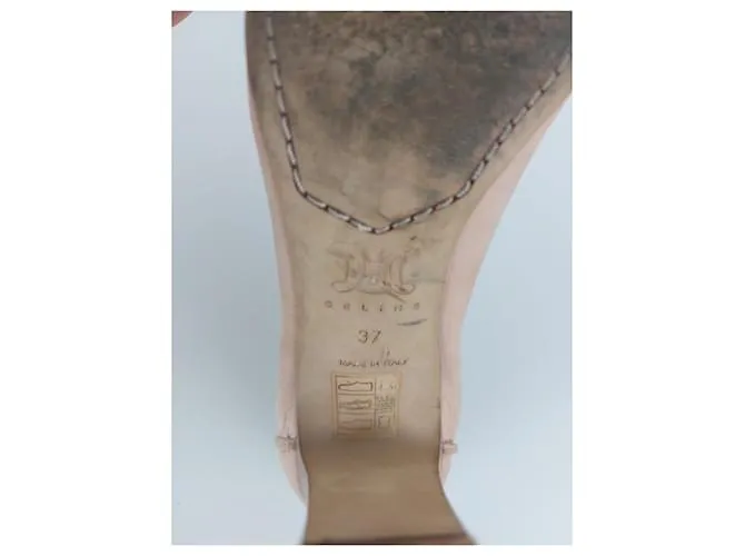 Céline Zapatos de tacón Beige 