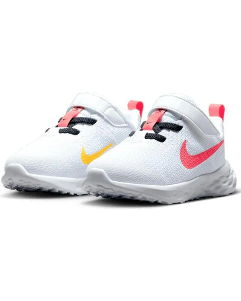 DEPORTIVAS NIKE  DE NIñA Y NIñO REVOLUTION 6 NN TDV DD1094008  BLANCO